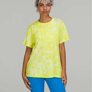 Lululemon All Yours Cotton T-Shirt *Tie Dye Marmoleado Tie Dye Highlight Yellow
